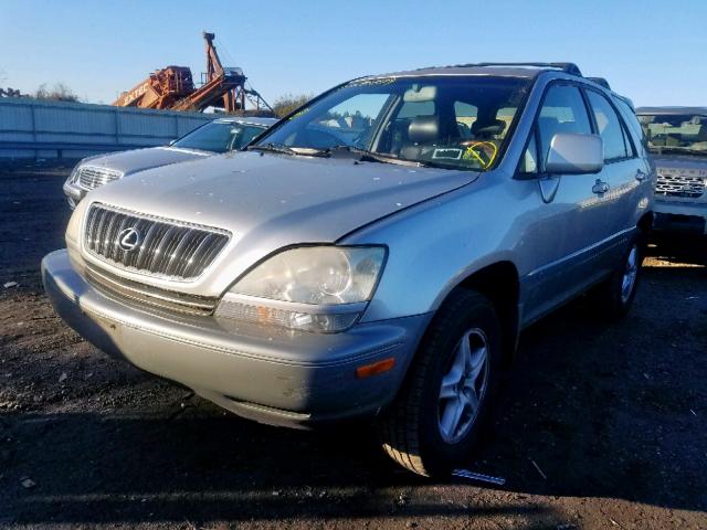 JTJHF10U420238105 - 2002 LEXUS RX 300 BEIGE photo 2