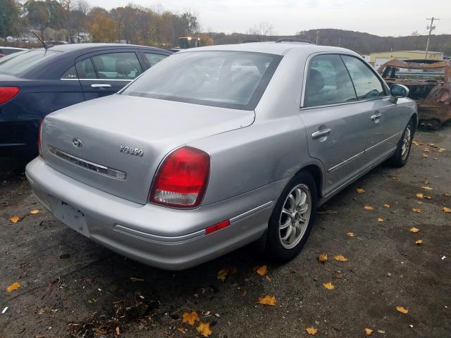 KMHFU45E52A215845 - 2002 HYUNDAI XG 350 SILVER photo 4