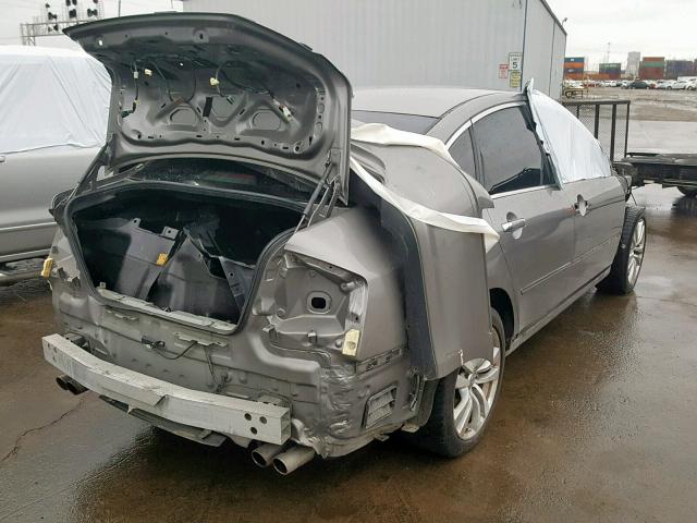 JNKAY01F98M650674 - 2008 INFINITI M35 BASE GRAY photo 4