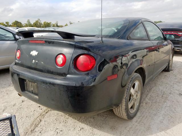 1G1AL15F377117113 - 2007 CHEVROLET COBALT LT BLACK photo 4