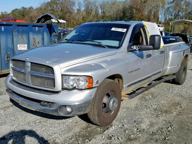 3D7MA48C03G787199 - 2003 DODGE RAM 3500 S SILVER photo 2