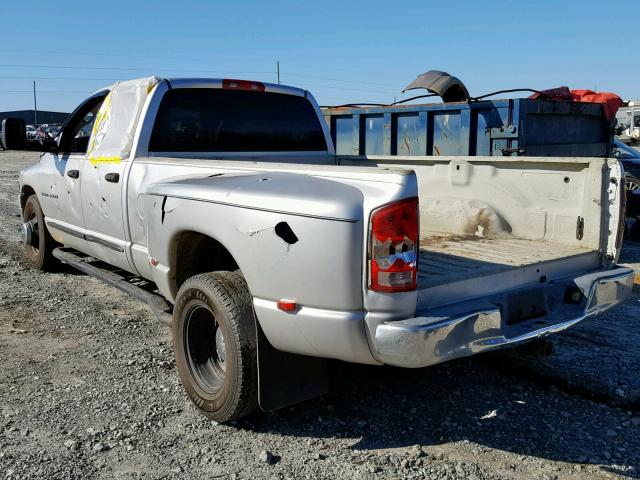 3D7MA48C03G787199 - 2003 DODGE RAM 3500 S SILVER photo 3