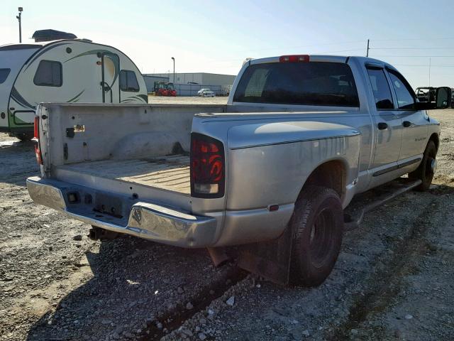 3D7MA48C03G787199 - 2003 DODGE RAM 3500 S SILVER photo 4