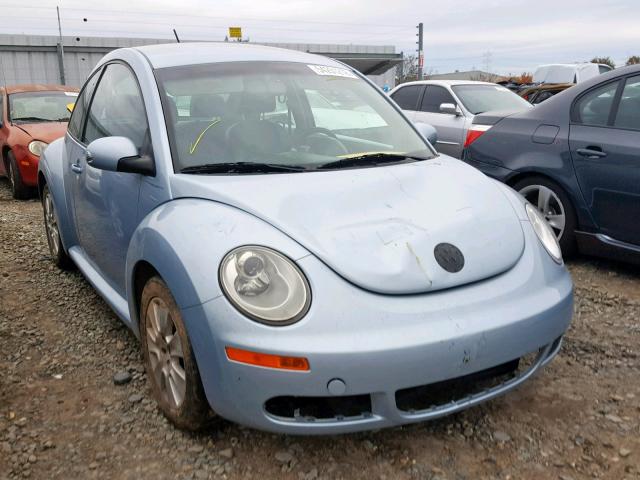 3VWPW3AG2AM011796 - 2010 VOLKSWAGEN NEW BEETLE BLUE photo 1