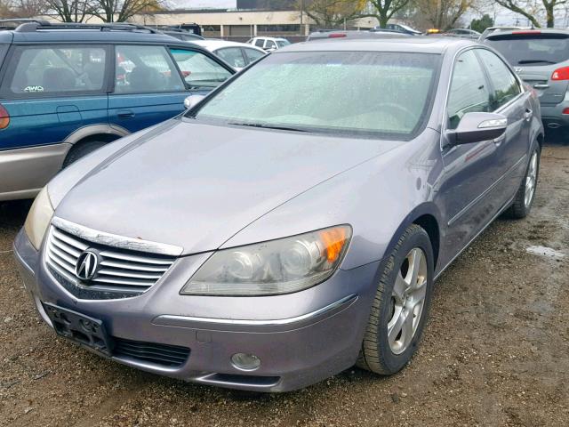 JH4KB16596C005196 - 2006 ACURA RL GRAY photo 2