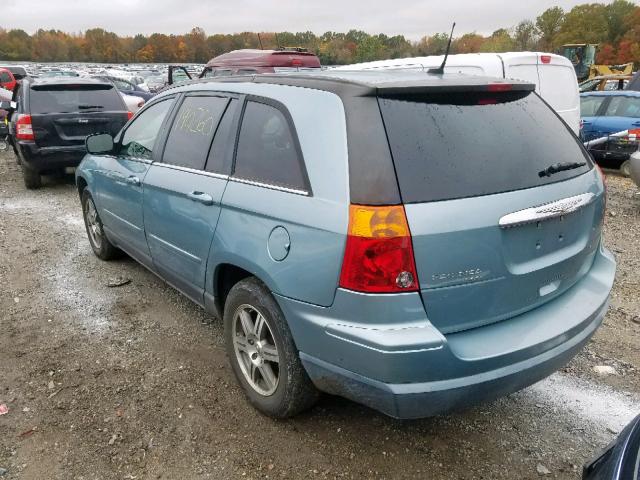 2A8GM68X68R638528 - 2008 CHRYSLER PACIFICA T BLUE photo 3