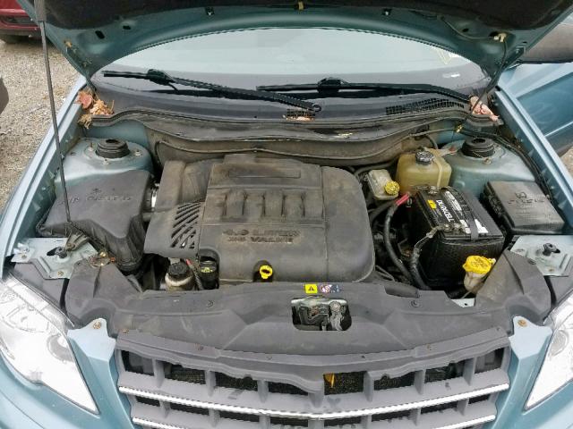 2A8GM68X68R638528 - 2008 CHRYSLER PACIFICA T BLUE photo 7