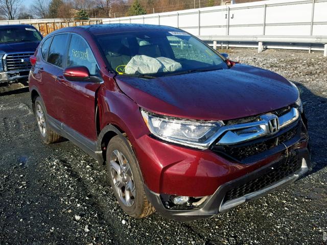 2HKRW2H87JH641310 - 2018 HONDA CR-V EXL MAROON photo 1