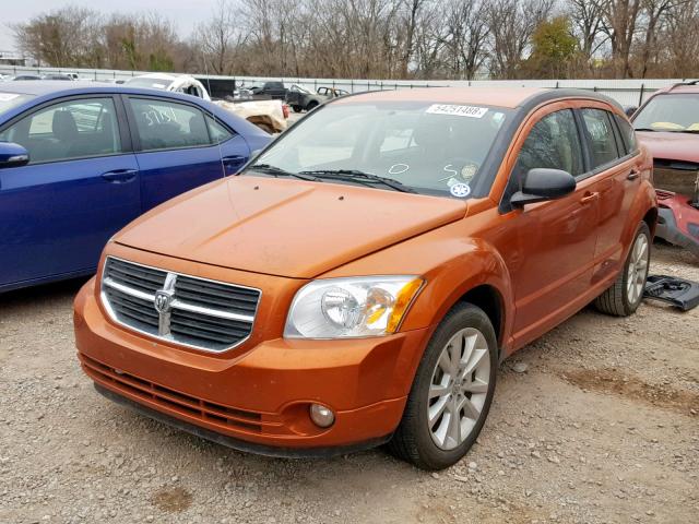 1B3CB5HA9BD262517 - 2011 DODGE CALIBER HE ORANGE photo 2