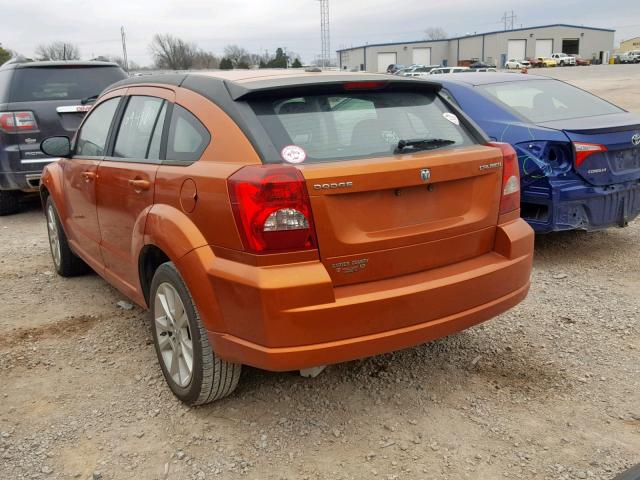 1B3CB5HA9BD262517 - 2011 DODGE CALIBER HE ORANGE photo 3