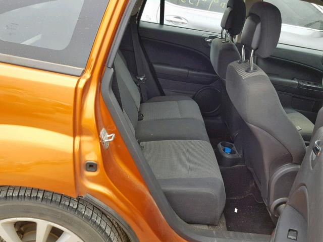 1B3CB5HA9BD262517 - 2011 DODGE CALIBER HE ORANGE photo 6