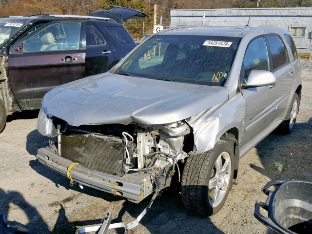 2CKDL737986034346 - 2008 PONTIAC TORRENT GX SILVER photo 2