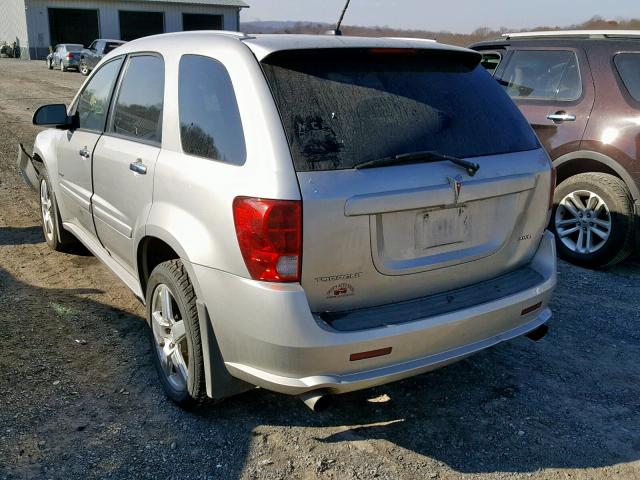 2CKDL737986034346 - 2008 PONTIAC TORRENT GX SILVER photo 3