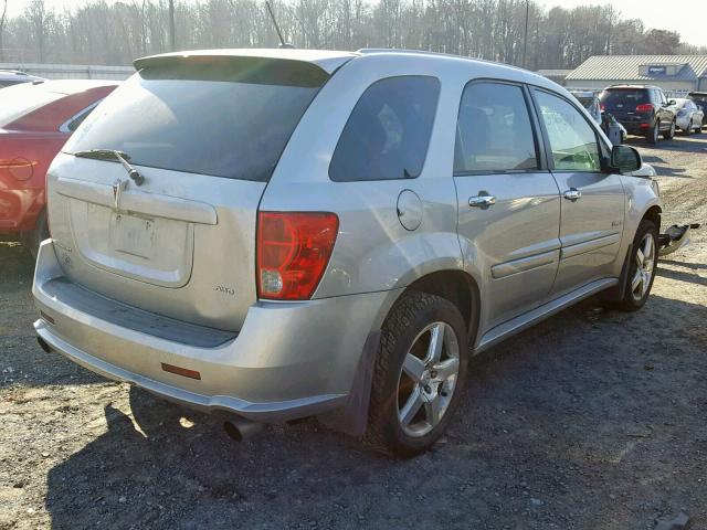 2CKDL737986034346 - 2008 PONTIAC TORRENT GX SILVER photo 4