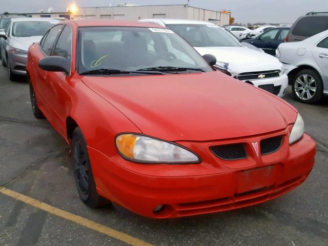 1G2NF52F13C221990 - 2003 PONTIAC GRAND AM S RED photo 1