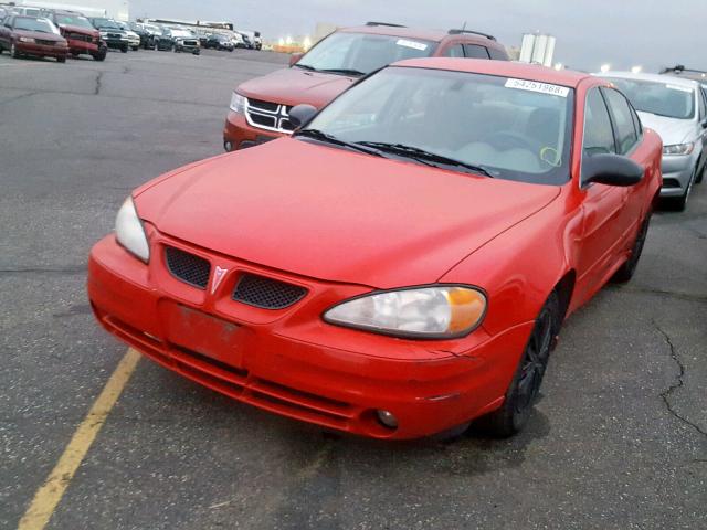 1G2NF52F13C221990 - 2003 PONTIAC GRAND AM S RED photo 2