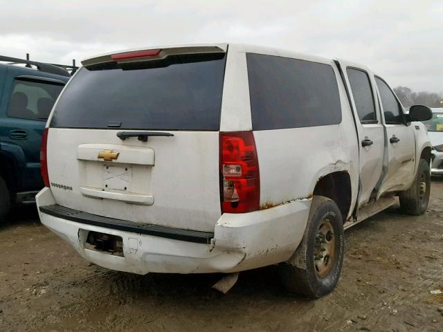 3GNGK26K57G238095 - 2007 CHEVROLET SUBURBAN K WHITE photo 4