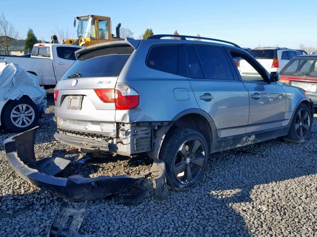 WBXPA73414WB20255 - 2004 BMW X3 2.5I GRAY photo 4