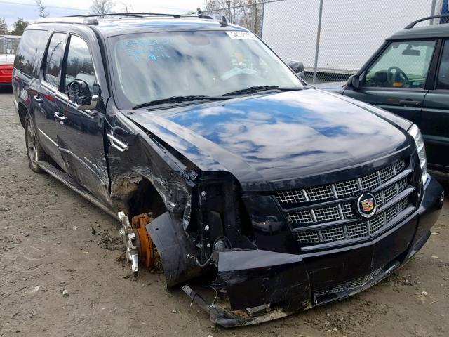 1GYS4JEF5DR166137 - 2013 CADILLAC ESCALADE E BLACK photo 1