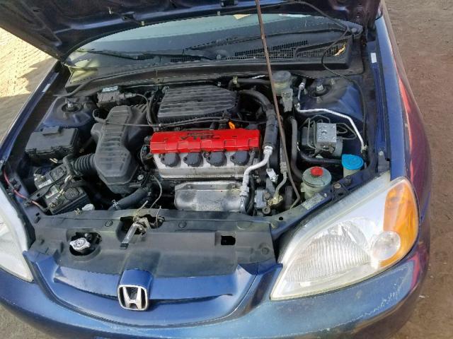 1HGEM21912L031022 - 2002 HONDA CIVIC EX BLUE photo 7