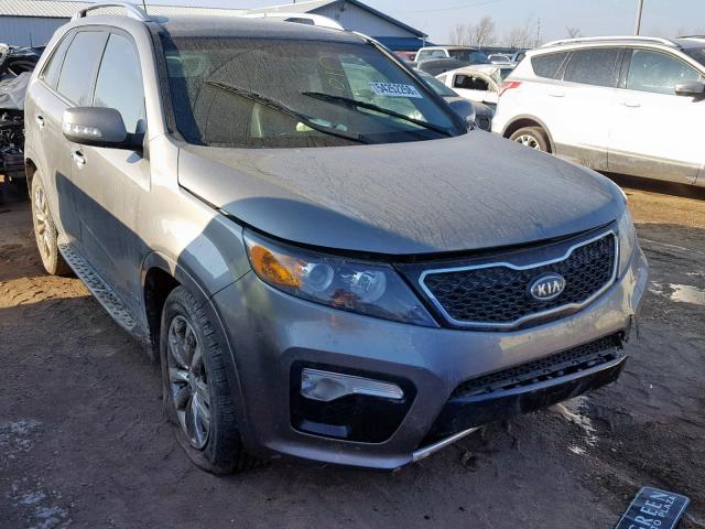 5XYKWDA22CG295678 - 2012 KIA SORENTO SX GRAY photo 1