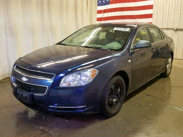 1G1ZG57B384274037 - 2008 CHEVROLET MALIBU LS ლურჯი ფოტო 2
