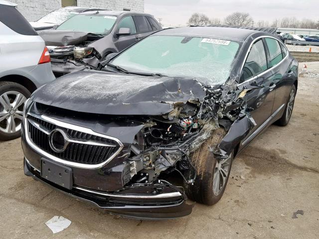 1G4ZP5SS4HU204444 - 2017 BUICK LACROSSE E BLACK photo 2