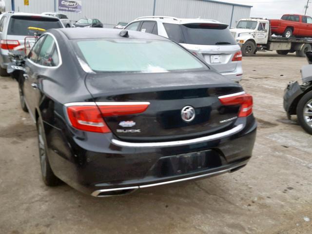 1G4ZP5SS4HU204444 - 2017 BUICK LACROSSE E BLACK photo 3
