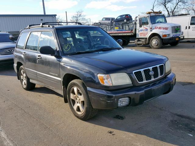 JF1SF65681H759138 - 2001 SUBARU FORESTER S BLACK photo 1