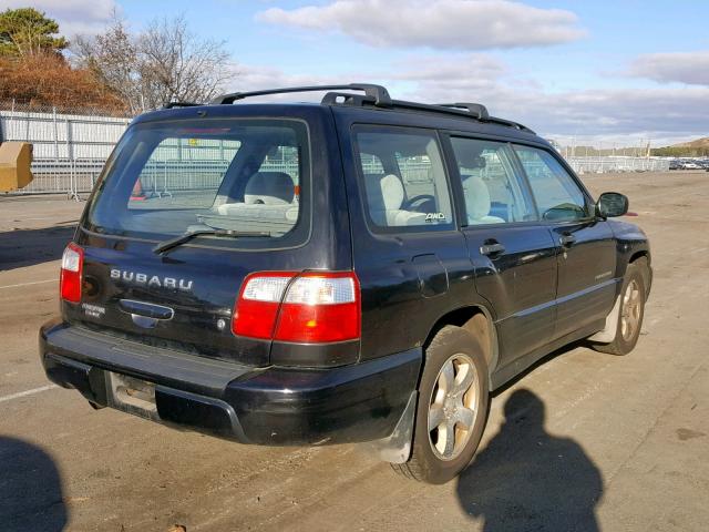 JF1SF65681H759138 - 2001 SUBARU FORESTER S BLACK photo 4