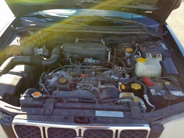 JF1SF65681H759138 - 2001 SUBARU FORESTER S BLACK photo 7