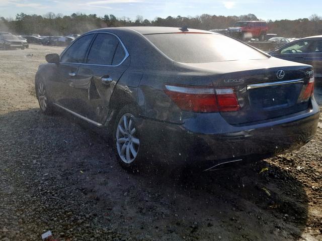 JTHBL46F975048420 - 2007 LEXUS LS 460 GRAY photo 3