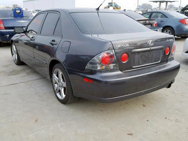 JTHBD192930073765 - 2003 LEXUS IS 300 CHARCOAL photo 3