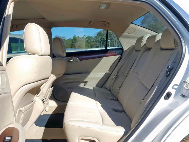 4T1BK3DB8BU415994 - 2011 TOYOTA AVALON BAS WHITE photo 6