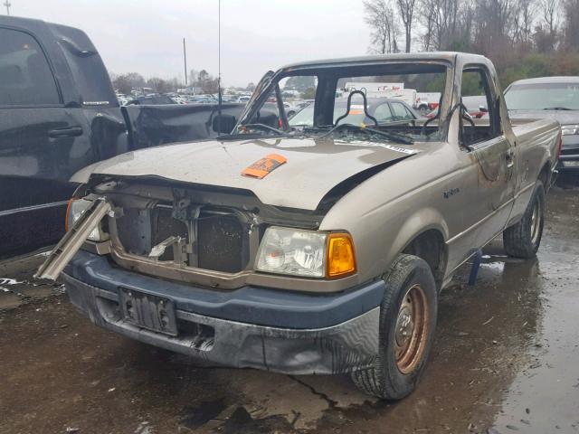 1FTYR10D44PB62552 - 2004 FORD RANGER TAN photo 2