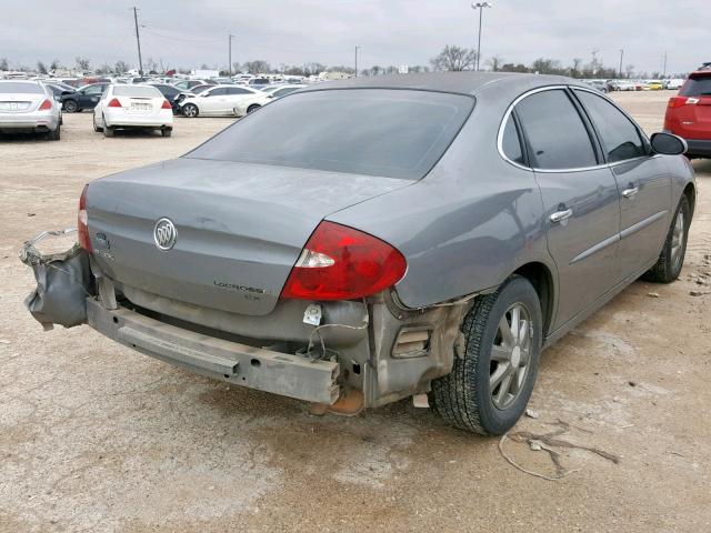 2G4WD582771103654 - 2007 BUICK LACROSSE C GRAY photo 4