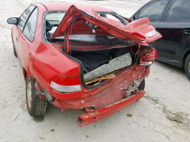 1HGEJ7126XL035759 - 1999 HONDA CIVIC HX RED photo 9