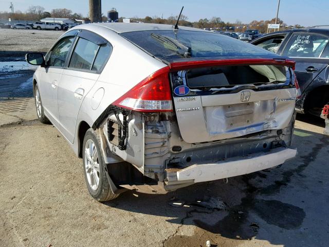 JHMZE2H74AS028877 - 2010 HONDA INSIGHT SILVER photo 3