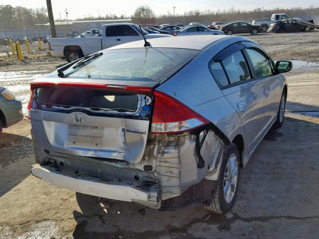 JHMZE2H74AS028877 - 2010 HONDA INSIGHT SILVER photo 4