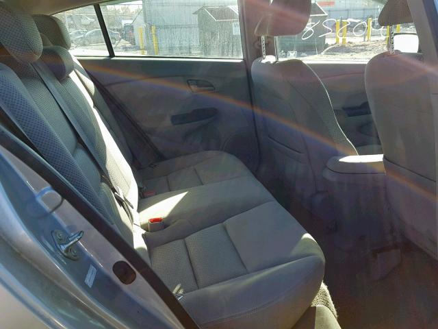 JHMZE2H74AS028877 - 2010 HONDA INSIGHT SILVER photo 6