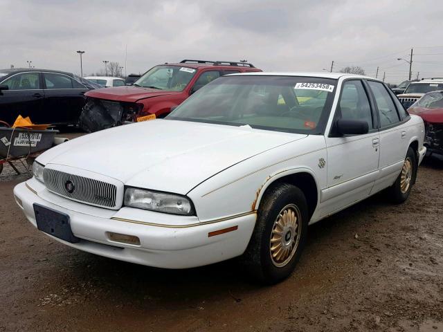 2G4WB52K3T1451895 - 1996 BUICK REGAL CUST WHITE photo 2