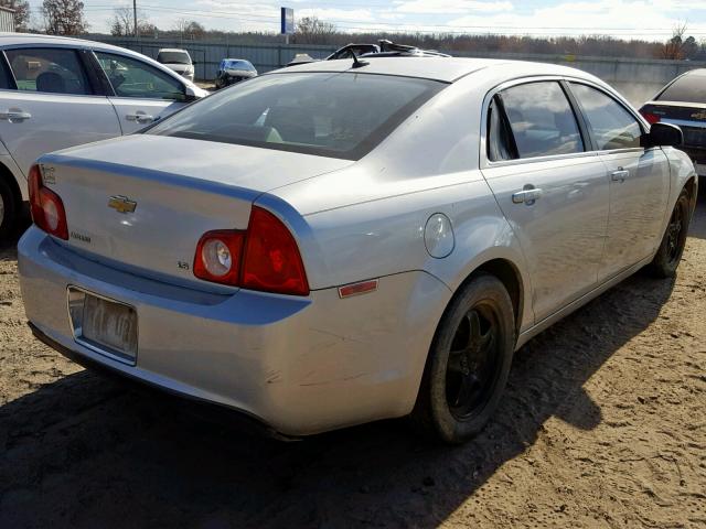 1G1ZG57B594174247 - 2009 CHEVROLET MALIBU LS 银色 照片 4
