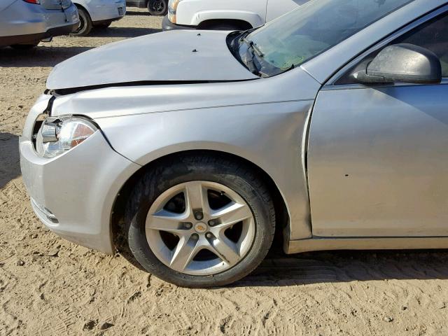 1G1ZG57B594174247 - 2009 CHEVROLET MALIBU LS 银色 照片 9