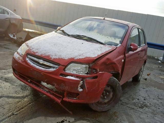 KL1TD66666B629170 - 2006 CHEVROLET AVEO BASE Qırmızı foto 2