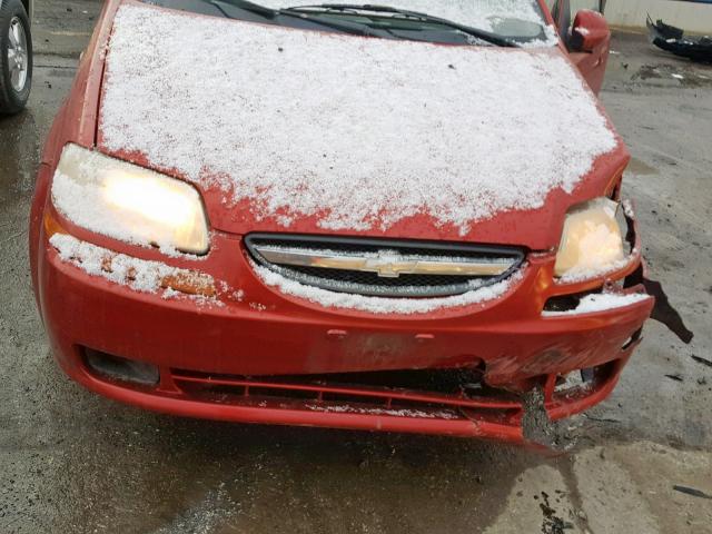 KL1TD66666B629170 - 2006 CHEVROLET AVEO BASE Qırmızı foto 7