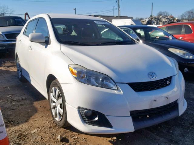 2T1KE40E89C030511 - 2009 TOYOTA COROLLA MA WHITE photo 1