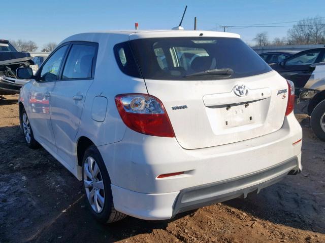 2T1KE40E89C030511 - 2009 TOYOTA COROLLA MA WHITE photo 3