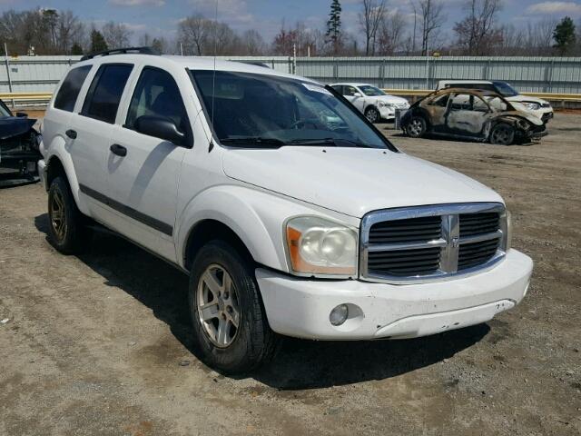 1D4HD48NX6F174942 - 2006 DODGE DURANGO SL WHITE photo 1