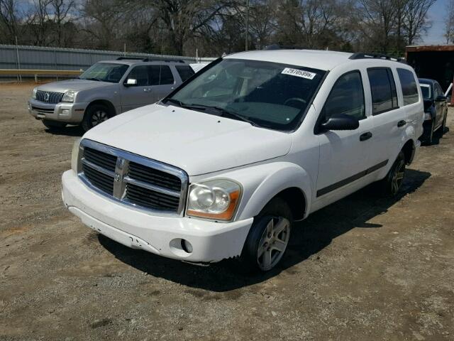 1D4HD48NX6F174942 - 2006 DODGE DURANGO SL WHITE photo 2