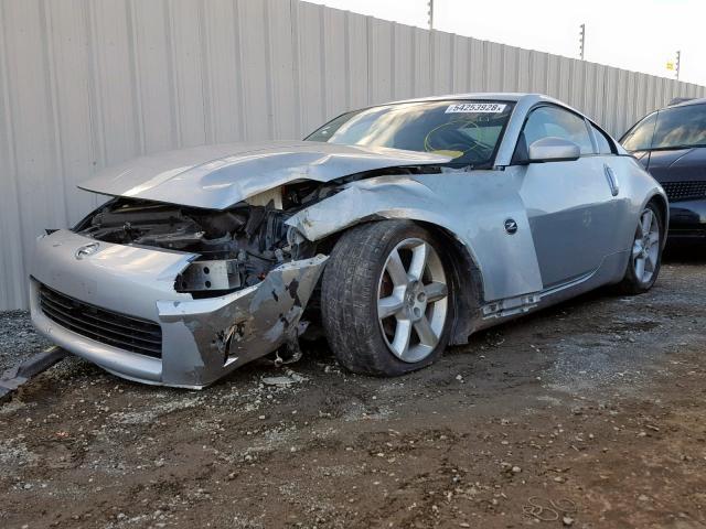 JN1AZ34E24M154020 - 2004 NISSAN 350Z COUPE SILVER photo 2